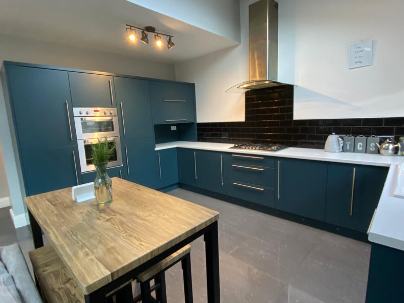 Kitchen spraying and UPVC spraying Wakefield